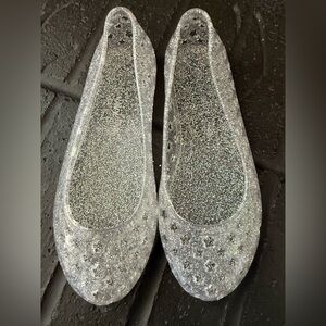 Old Navy Kids Glitter Ballet Shoes